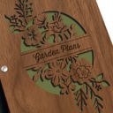  Personalized Garden Planning Wood Journal