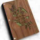  Personalized Garden Planning Wood Journal