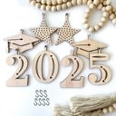 Charms + Garland Graduation Wood Bead Garland with Interchangeable Seasonal Charms