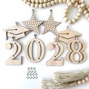 Charms + Garland Graduation Wood Bead Garland with Interchangeable Seasonal Charms