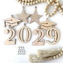 Charms + Garland Graduation Wood Bead Garland with Interchangeable Seasonal Charms