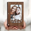  Personalized "Grateful" Wood Journal with Photo Sleeve