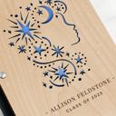  Personalized Wood Journal with Photo Sleeve - Dreams Design