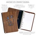  Personalized Wood Journal with Photo Sleeve - Dreams Design