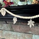 Fall Leaves Wood Bead Garland with Interchangeable Seasonal Charms
