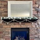  Palm Trees Wood Bead Garland with Interchangeable Seasonal Charms