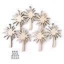  Palm Trees Wood Bead Garland with Interchangeable Seasonal Charms