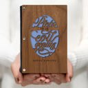  Personalized Wood Journal - "Plots of an Evil Genius"