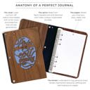  Personalized Wood Journal - "Plots of an Evil Genius"