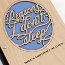  Personalized Wood Journal - "Reasons I Don't Sleep"