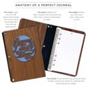  Personalized Wood Journal - "Reasons I Don't Sleep"
