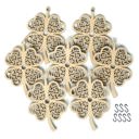  Shamrock Wood Bead Garland with Interchangeable Seasonal Charms