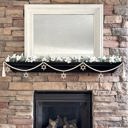  Star of David Wood Bead Garland with Interchangeable Seasonal Charms