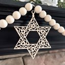  Star of David Wood Bead Garland with Interchangeable Seasonal Charms