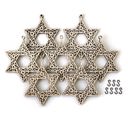 Charms Only Star of David Wood Bead Garland with Interchangeable Seasonal Charms