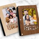  "Thanksgiving Recipes" Personalized Wood Recipe Book
