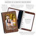  "Thanksgiving Recipes" Personalized Wood Recipe Book