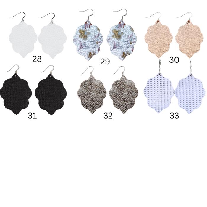 Signature Leather Earrings – Lightweight Luxury for Everyday Wear