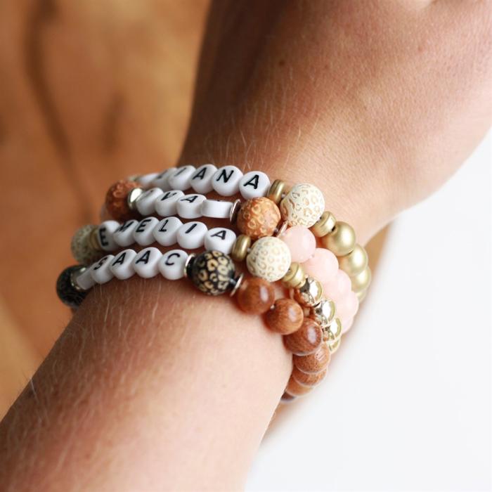 Custom Leopard Beaded Bracelet: Stylish Personalized Jewelry for Every Occasion - Handcrafted Animal Print Fashion