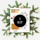 Single Paint Kit You Pick Winter Holiday Watercolor Kits 11 Options | Pre-Sketched Christmas Art Sets