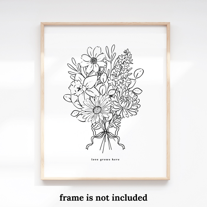 Custom Birth Flower Bouquet Up to 8 | Personalized Floral Gift