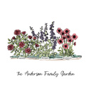  Birth Flower Garden Art Print | Up to 8 Flowers