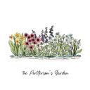  Birth Flower Garden Art Print | Up to 8 Flowers