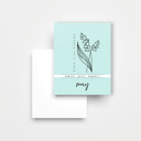  12 Birth Flower Note Cards + Envelopes | Floral Birthday Card Pack
