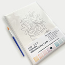 3 PK Paintable 5X7" Cards + Envelopes | Sweet Watercolor Paint Kit