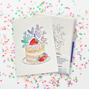  3 PK Paintable 5X7" Cards + Envelopes | Sweet Watercolor Paint Kit
