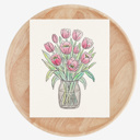  Tulip Bouquet Watercolor Paint Kit | Just Add Water 