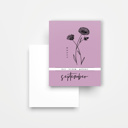  12 Birth Flower Note Cards + Envelopes | Floral Birthday Card Pack