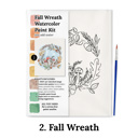 Fall Watercolor Paint Kits | 8X10" Just Add Water | 9 Options