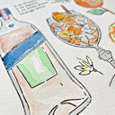  Aperol Spritz Cocktail Paint Kit | Just Add Water Art Set 