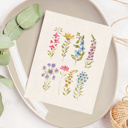  Alpine Wildflower Meadow | Painted Watercolor Art Print
