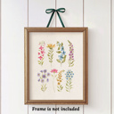  Alpine Wildflower Meadow | Painted Watercolor Art Print