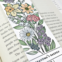  Birth Flower Bookmark Up to 8 Flowers | Laminated Page Marker