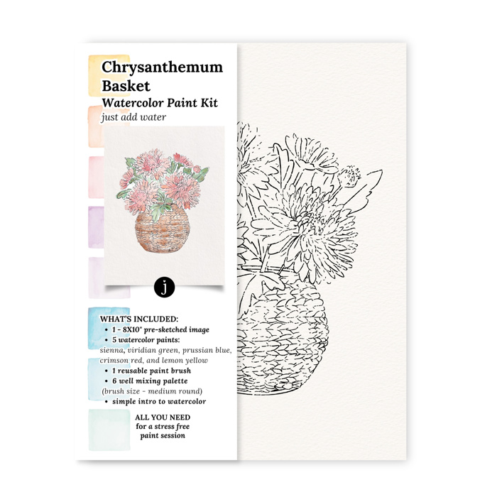 Flower Bouquet Watercolor Paint Kits | 12 Options