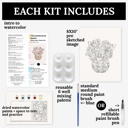  Flower Bouquet Watercolor Paint Kits | 12 Options
