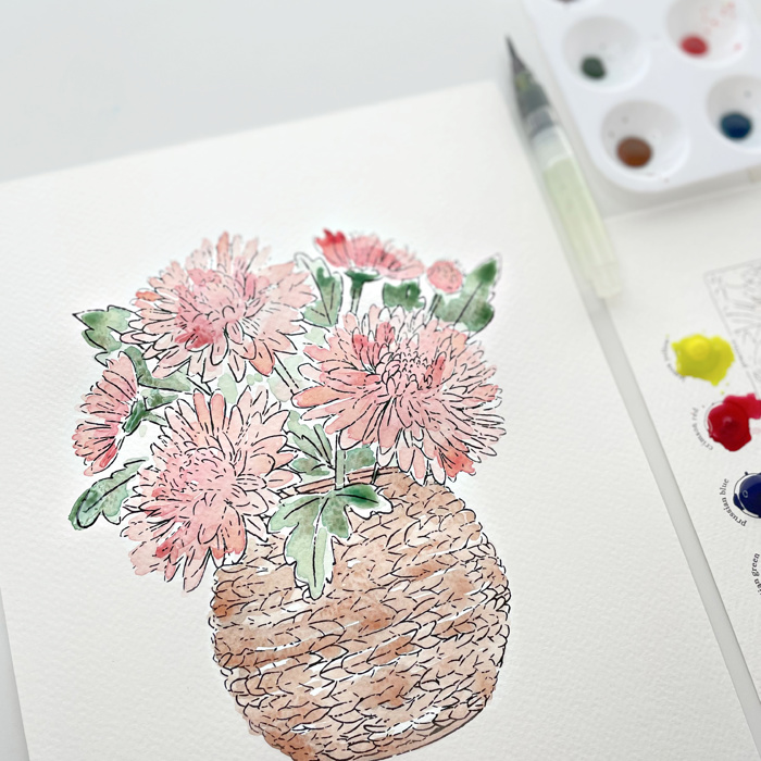 Flower Bouquet Watercolor Paint Kits | 12 Options