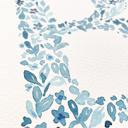 Hand Painted Wildflower Letter Art Monogram Floral Watercolor Print