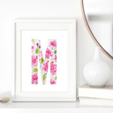  Peony Floral Monogram | Pick Your Letter