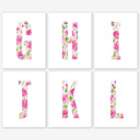  Peony Floral Monogram | Pick Your Letter