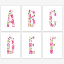  Peony Floral Monogram | Pick Your Letter