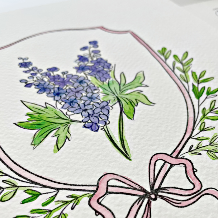 Birth Flower Watercolor Paint Kit | Just Add Water 