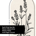  BOGO | Hand Illustrated Floral Prints | 42 Flower Options