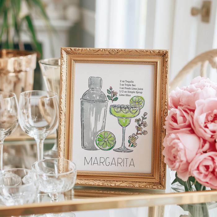 Margarita Cocktail Paint Kit | Just Add Water Art Set 