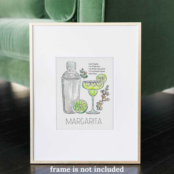Margarita Cocktail Paint Kit | Just Add Water Art Set 