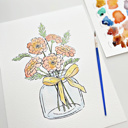  Fall Watercolor Paint Kits | 8X10" Just Add Water | 9 Options