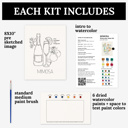  Mimosa Cocktail Paint Kit | Just Add Water Art Set 